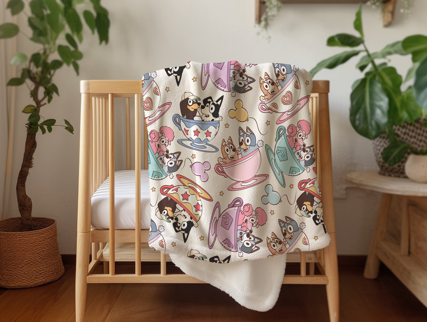 Personalized Bluey Blanket